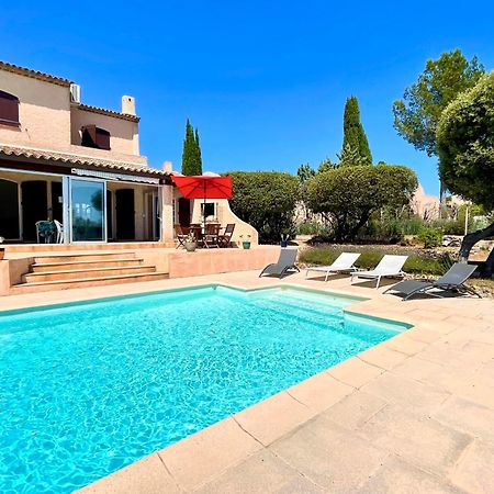 Charming French Riviera Villa // Pool, Seaview, Ac, 9Pax // Saint-Raphaël المظهر الخارجي الصورة